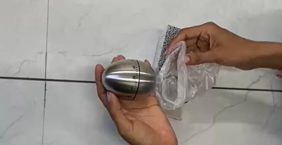 Egg Shaped Stainless Steel Timer