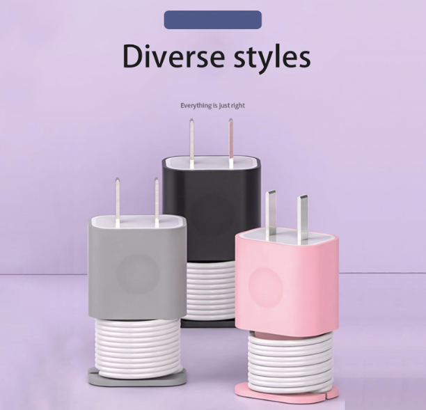 2 In 1 Silicone Charger Protector