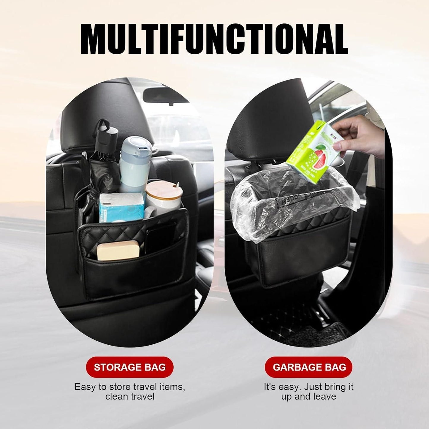 Car Backseat Organizer/ Storage Bag